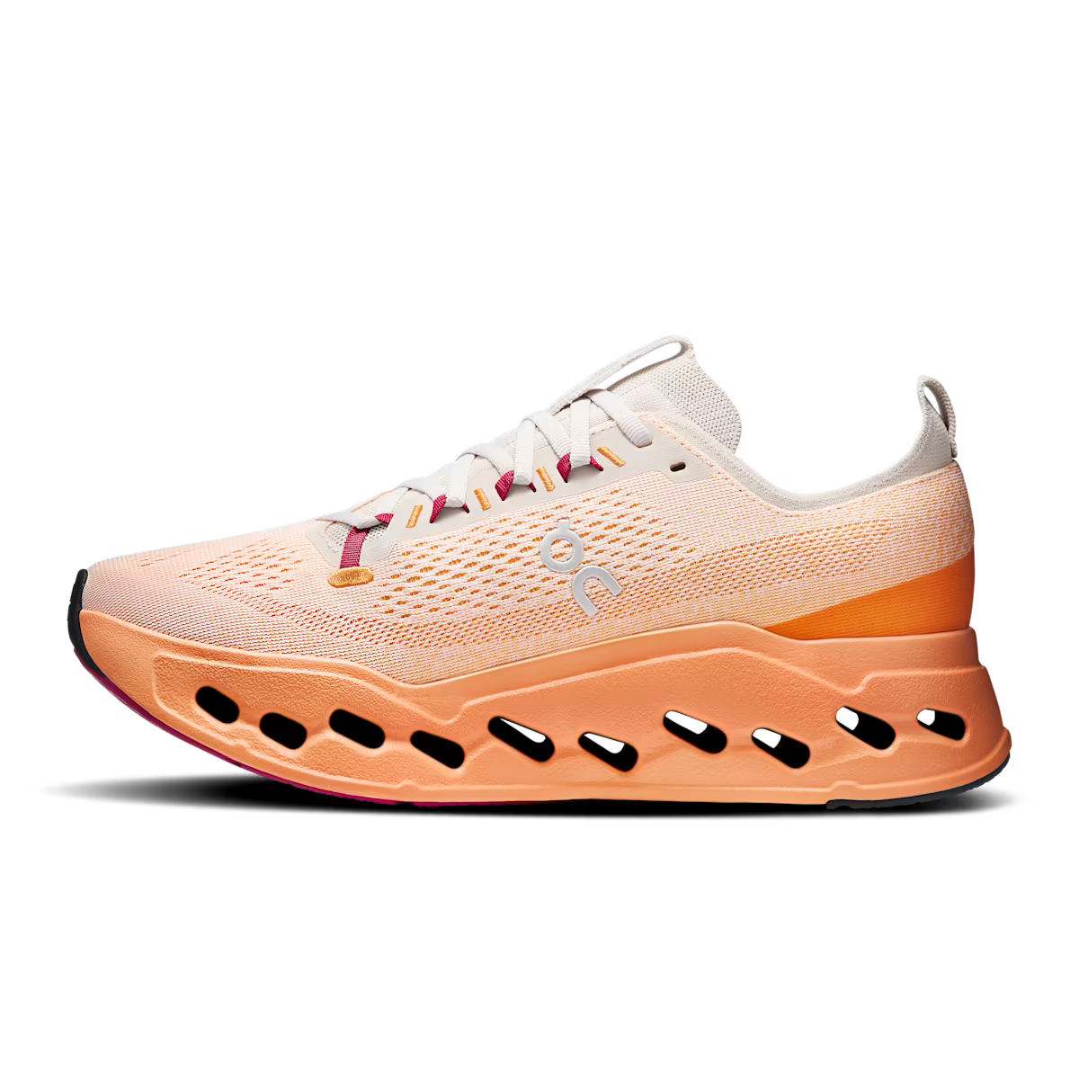 Running Cloudsurfer Max — Pearl Tangerine